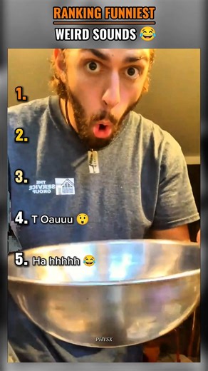 Ranking Funniest Weird Sounds 😂😅...#ranking #funny #weirdsounds #shortsfeed