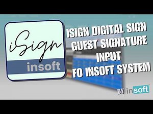 iSign for Hotel Digital Signatures in FO Insoft System