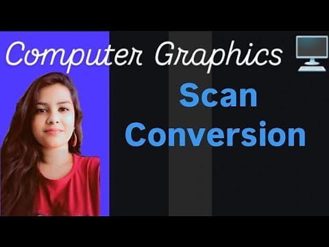 What is scan Conversion in computer Graphics 🖥️‎