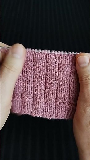 Easy knit and purl Knitting Pattern for Beginners 121