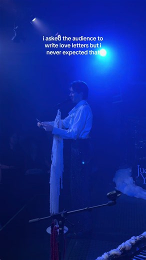 Audience wrote love letters — I dedicated my song to one letter