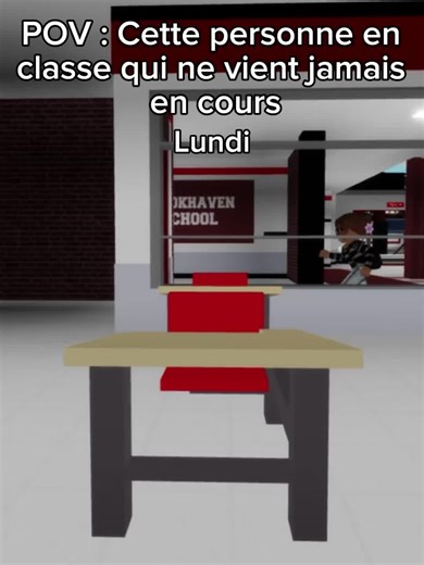Bizarrement, elle vient que le lundi dans Roblox