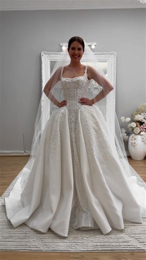 Elegant Bernadette Gown for Modern Brides