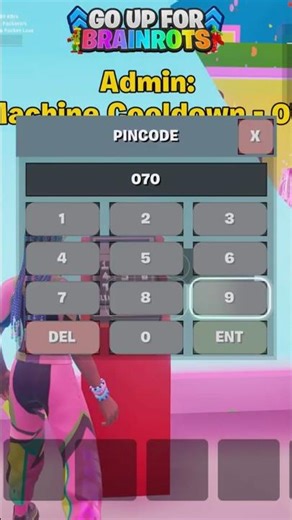NEW SECRET CODE GO UP FOR BRAINROTS ADMIN ABUSE CANDY EVENT SKIP MACHINE CODE #fortnite
