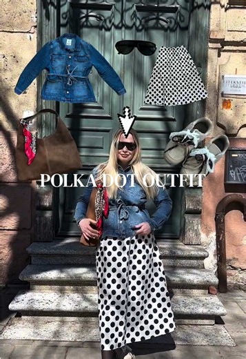 Polka dots are still that girl 🎀💁‍♀️🤎 #sinsay #fashion #outfit #polkadot #trend @evelainav