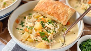 Instant Pot Chicken Pot Pie Soup Recipe - Tasting Table
