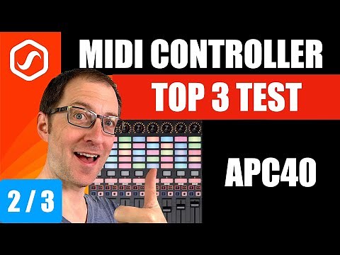 3 Beste MIDI Controller TEST - 2 von 3 - AKAI APC40