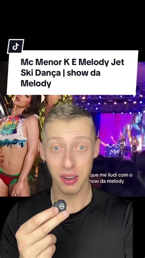 Mc Menor K E Melody Jet Ski Dança | Melody show | Uma fã da cantora Melody usou as redes sociais para criticar o show dae me iludi com a artista e afirmou ter se iludido comoavda melody apresentação, dizendo que foi uma