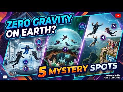 🌍 5 Places on Earth That Feel Like Zero Gravity | Amazing Science!