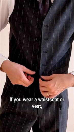 How to Button Vests & Waistcoats (The Right Way)