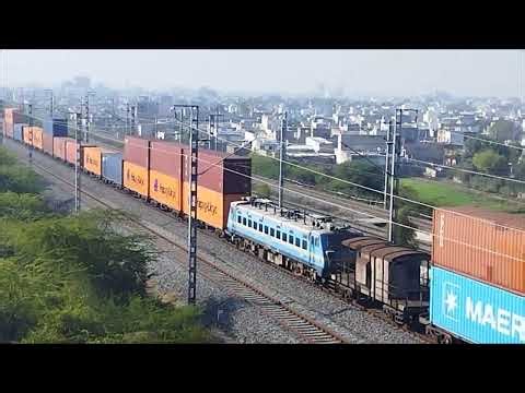 2km Long PYTHON freight train WAG12 + WAG7