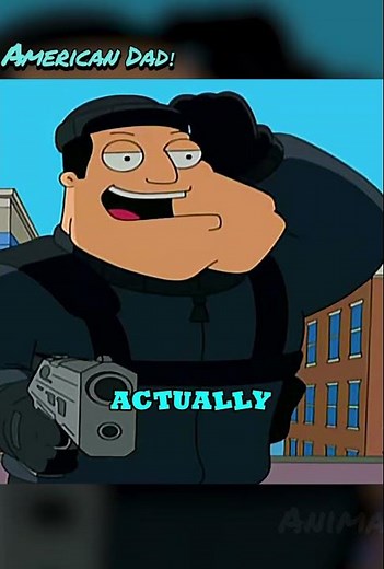 Steve lifted the magnifying glass, #animation #cartoon #americandad