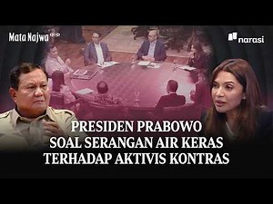 Presiden Prabowo soal Serangan Air Keras terhadap Aktivis KontraS | Mata Najwa