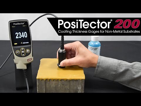 How to Use the PosiTector 200 to Measure Paint/Coating on Wood, Plastic, Concrete, and More