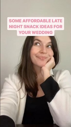 Affordable late night snack ideas for your wedding! #weddinginspiration