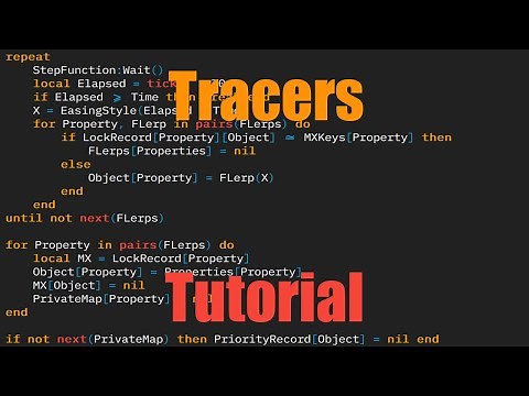 Scripting Tutorial | Tracers (Drawing Lib)