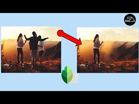 HOW TO REMOVE OBJECTS FROM A PHOTO USING SNAPSEED || SNAPSEED TUTORIAL