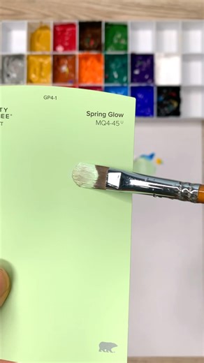 Spring Green Color Match Challenge #shorts #colormixing #colormatch #green #white #yellow