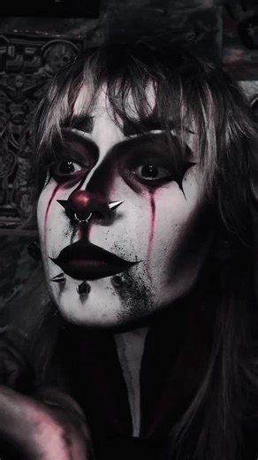 Sleep Paralysis Demon Face Paint Transformation