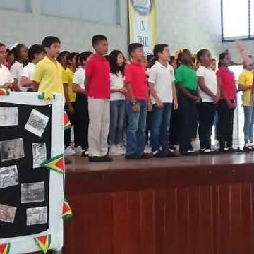 Hymn for Guyana's children by Marian Academy Grade 5 students 2019