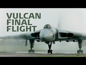 Final Landing of Vulcan XH558, excerpt from 'Farewell to Flight' programme