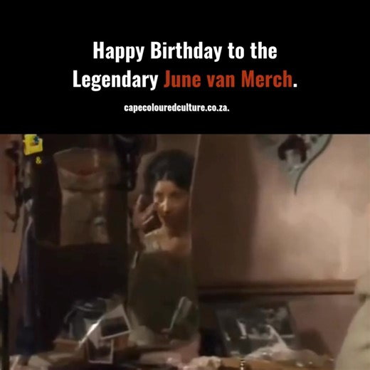 June van Merch, one of my favourite local actresses. #happybirthday #LocalActors #capetown #southafrican | Cape Coloured Culture