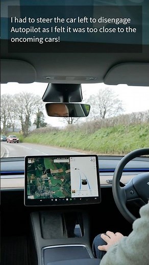 Tesla Autopilot lane centring can be poor on UK rural roads