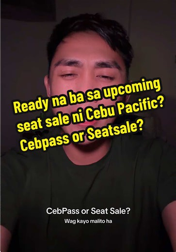 Cebu Pacific Seat Sal 2025 | Wag kayo malito ha remake ito 🤣 so CebPass na domestic lang or International seat sale? Sagot 😱 hello @Cebu Pacific Air kalmahan mo lang 👏🏻 pa heart naman ineffortan ko yan! 😅 use my klook: KEBTRAVELSKLOOK #seatsale #cebupacific #cebpass #cebsuperpass #travel