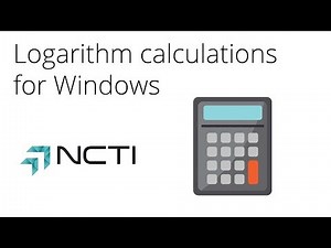 Logarithm Calculations for Windows