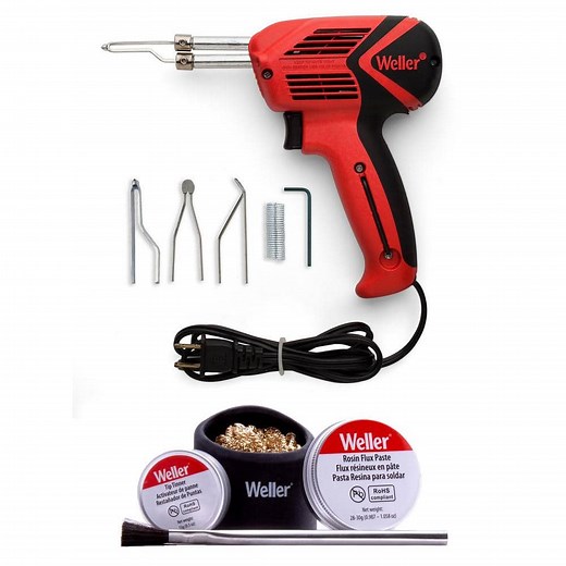 Weller 100-Watt/140-Watt Soldering Gun and Accessory Combo Kit 9400PKSACCKC - The Home Depot
