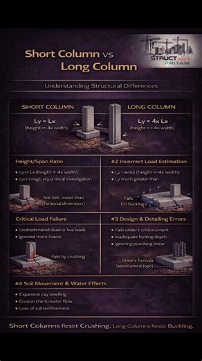 Short Column vs Long Column | Structural Engineering Roadmap