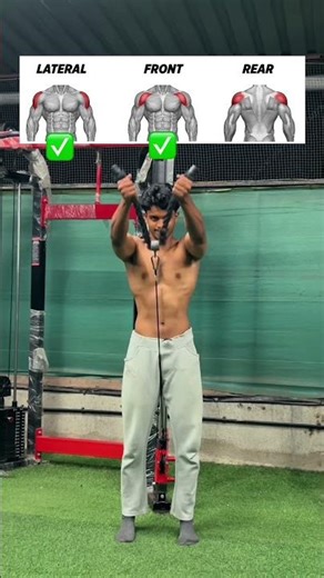 Full Shoulder Workout Using Only Cable Machine