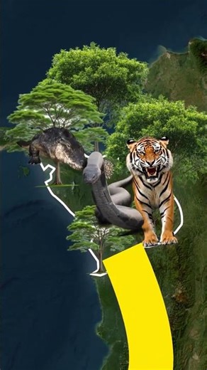 Can Carl Busby cross this dangerous jungle? #facts #geographythroughmaps #map