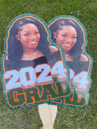 Custom Hand Fans |perfect for Graduations, Birthdays, Memorials, Etc|custom Party Favors | Church Fans |wedding Program |graduation | - Etsy