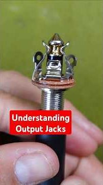 How Does an Output Jack Work? | Understanding Your Guitar #guitar #fender #stratocaster #gibson #sg
