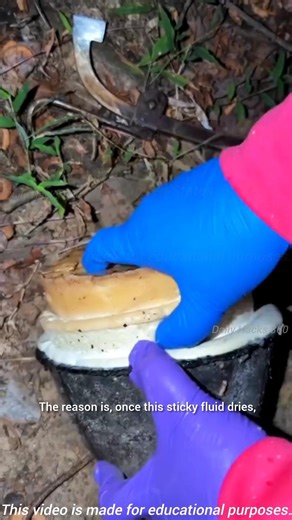 Amazing Natural Rubber Collection Process and Sustainable Forestry Skills #europe #usa