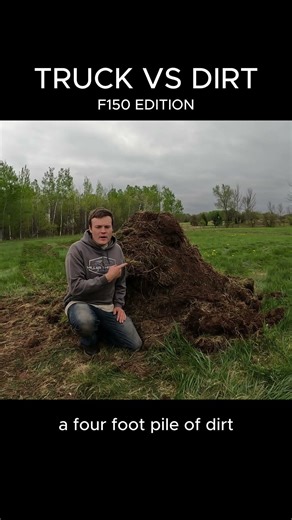 Truck VS Dirt #shorts #science #automobile #ford