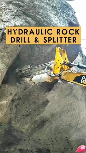 Rock Drill & Splitter for Efficient Rock Processing