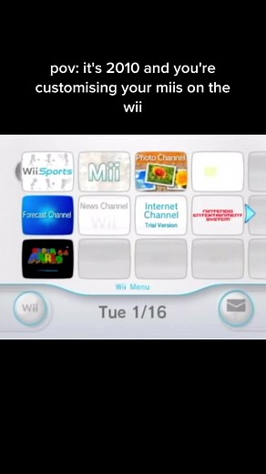 Customizing Miis on the Wii in 2010