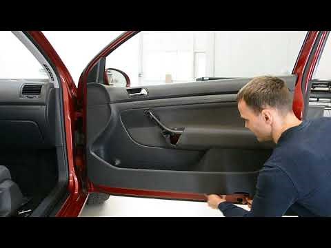 How to remove the door panel VW Golf V