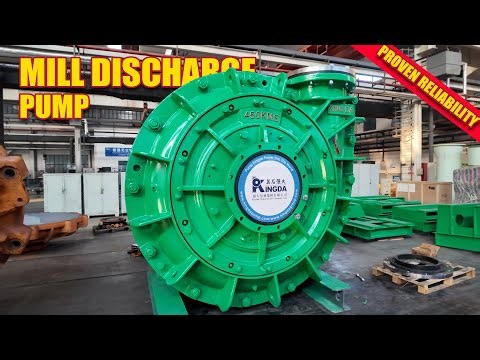 Mill Discharge Pump | Heavy-duty Underflow Pump | Hydrocyclone | Flotation Circuit | Long Wear Life