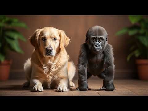 Abandoned Baby Gorilla Raised With a Dog — 2 Years Later, Their Reunion Is Unforgettable