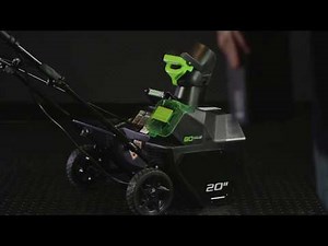 Greenworks Pro - 80V Cordless Snow Blower - Installing Battery