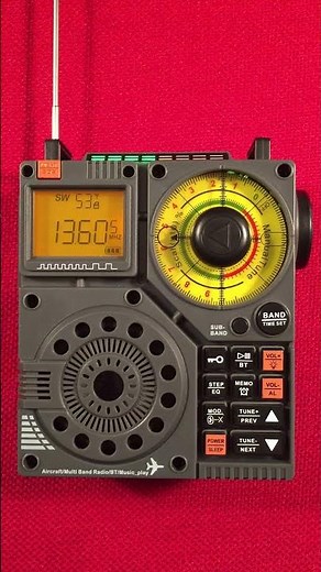 Raddy RF320 Shortwave Radio 13605kHz Radio Marti