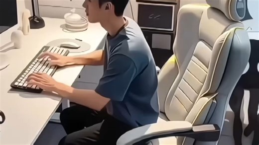 椅子电竞椅子人体工学椅可躺游戏椅电脑椅家用办公椅舒服力学座椅 四代豪华白蓝+乳胶+4D扶手4834