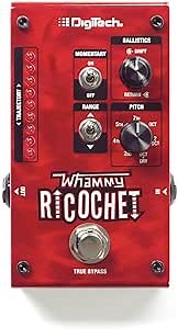 Digitech Mini Guitar Pitch Effect Pedal, Red (WHAMMY RICOCHET)