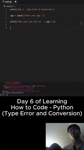 Day 6 of Learning How to Code – Python: