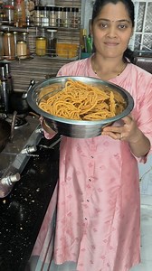 💥 Bonus??2kg instant Muruku recipe. . Dear sugans home family This murukku we can prepare within 15 minutes I have made 2 kg instant murukku if anyone is crying in less quantity please divide the ingredients ✍️✍️✍️✍️ 800 grm rice flour 50 grm Bengal gram 20 grm jeera 20 grm omam 1 spoon ghee Oil for frying 1 spoon red chilli powder 1 spoon salt 1/4 Hing Oil for frying #reels #instagood #instagram #familyovereverything #trending #food #suganshome89 #murukku #diwali #diwalirecipes #instantmurukku
