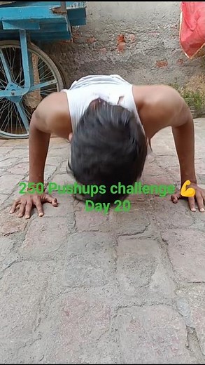 Day 20//30 Days challenge 250 Pushups per day 💪#fitness #motivation #guess #fitnessinspiration