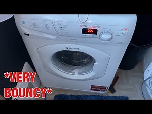 Hotpoint ultima WT741 washing machine || Unbalanced final spin with NO SHOCKS *shocks fell off*